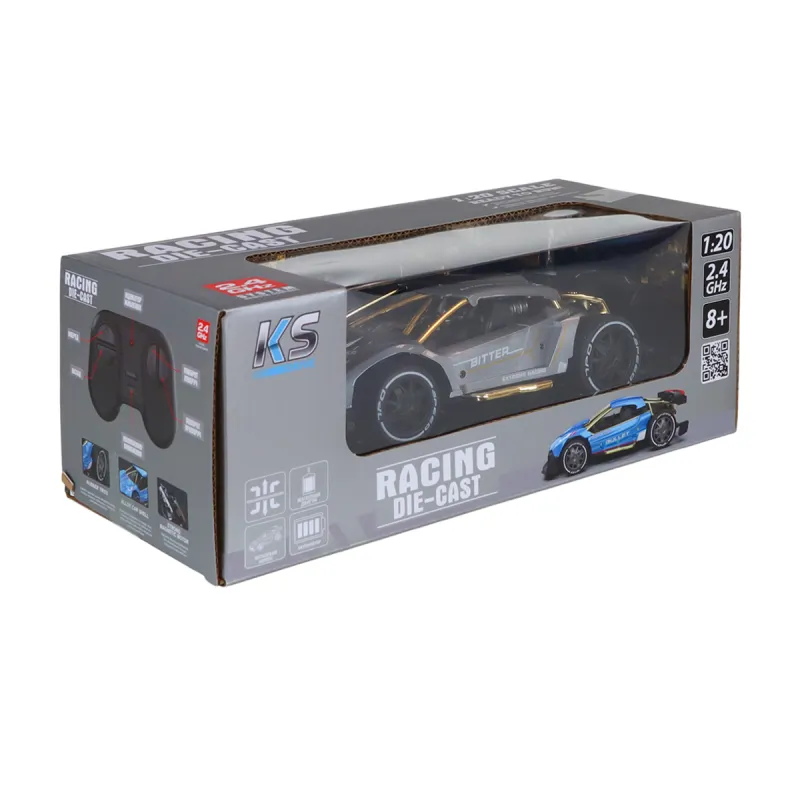 Автомобіль KS Drive на р/к - Extreme Racing (2,4 ГГц, сріблястий)