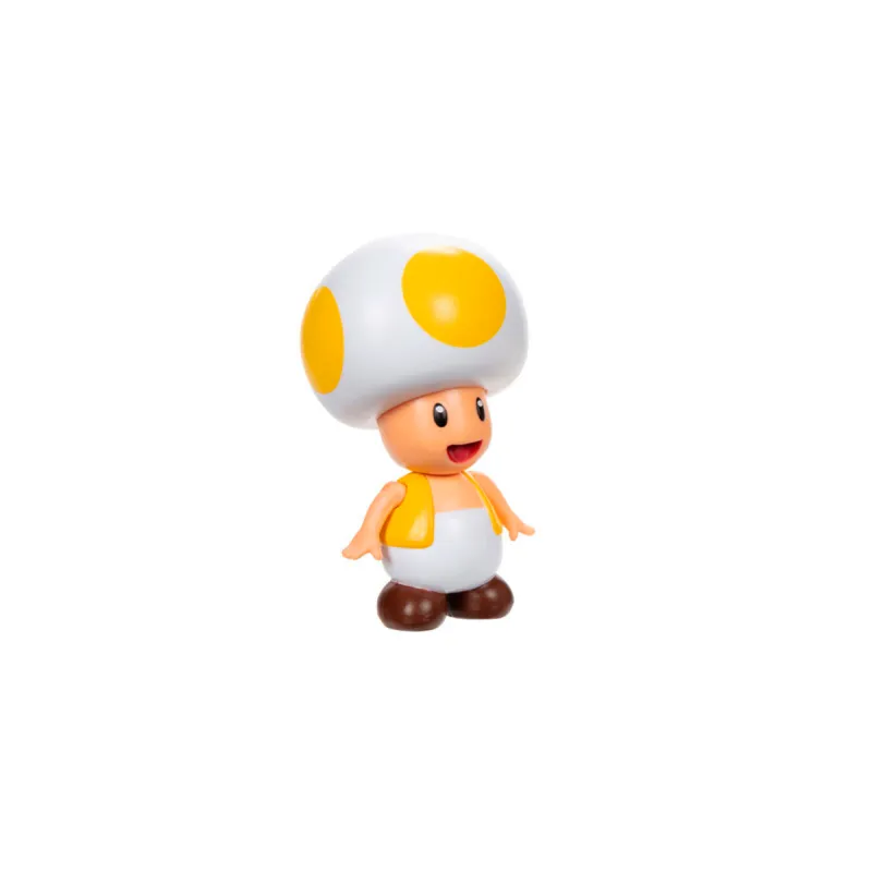 Ігрова фігурка з артикуляцією SUPER MARIO - Жовтий Тоад 6 cm