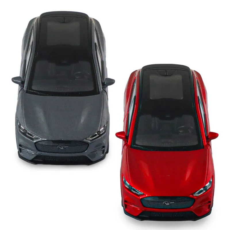 Автомодель - Ford Mustang Mach-E GT 2023 (червоний, сріблясто-сірий)