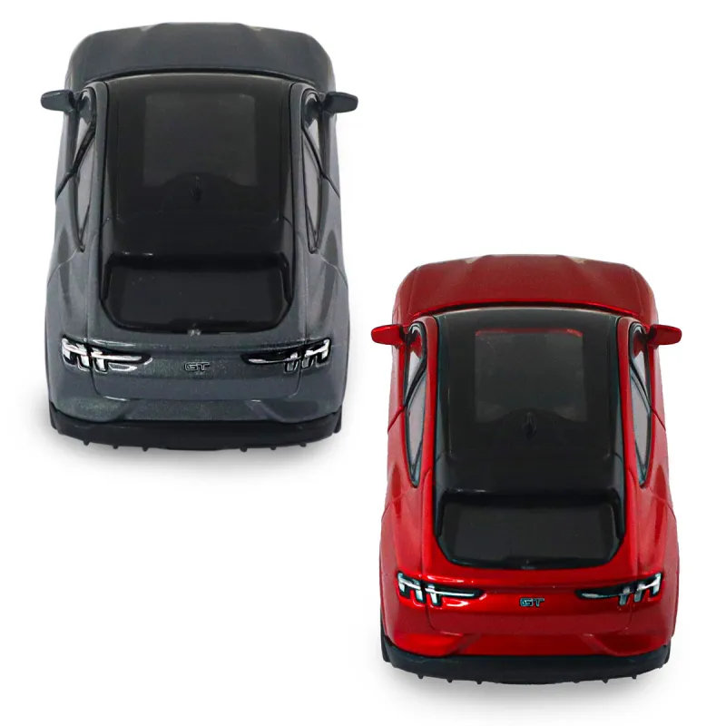 Автомодель - Ford Mustang Mach-E GT 2023 (червоний, сріблясто-сірий)