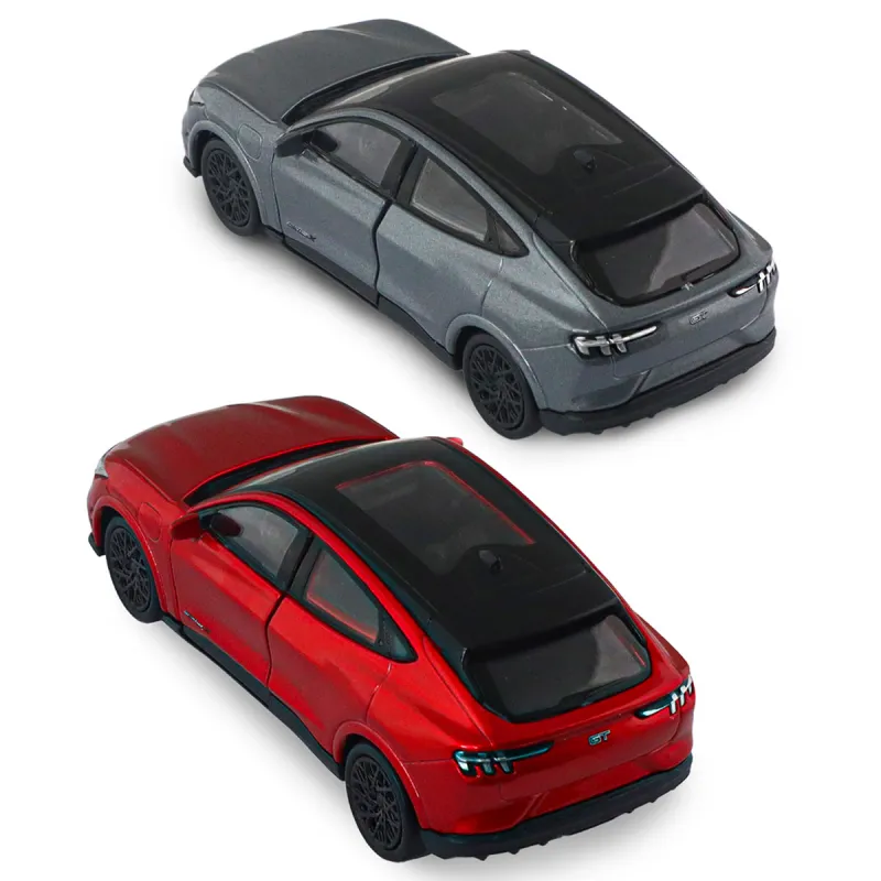 Автомодель - Ford Mustang Mach-E GT 2023 (червоний, сріблясто-сірий)