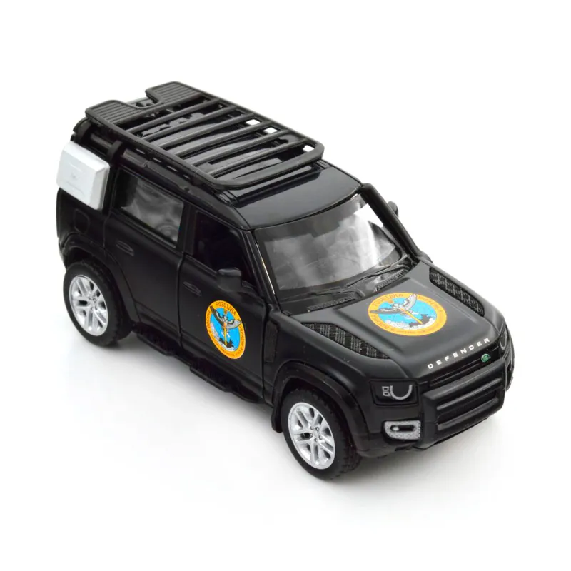Автомодель серії Шеврони Героїв - Land Rover Defender 110 - ГУР МО