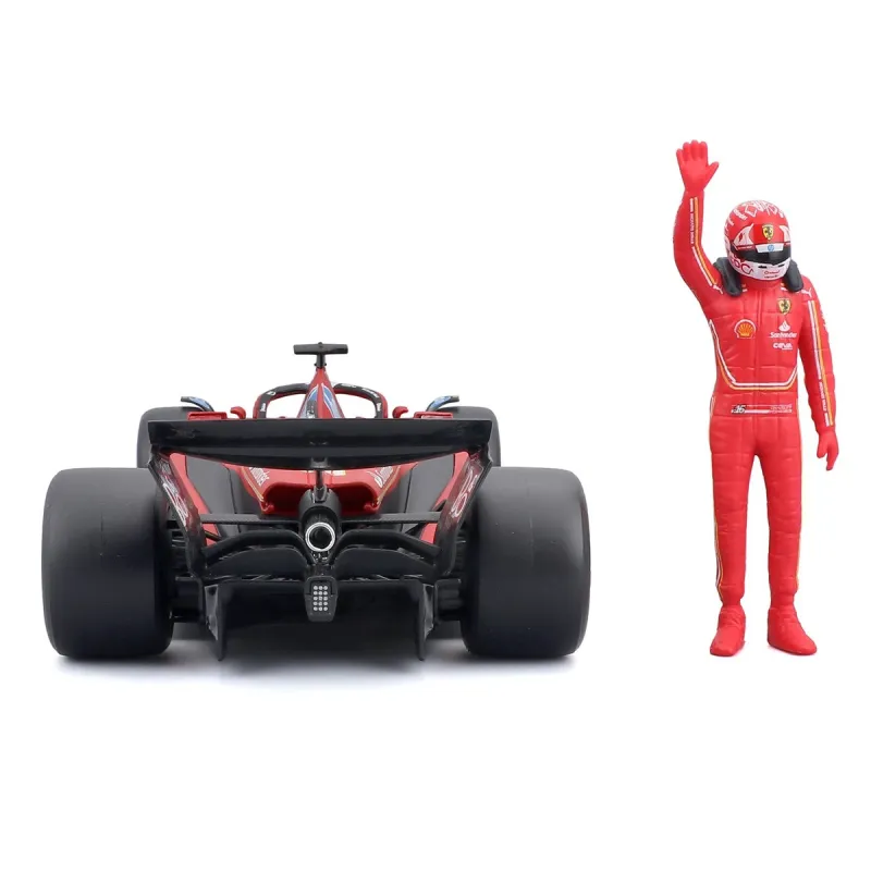Автомодель з фігуркою – Ferrari SF-24 (2024) (1:24)