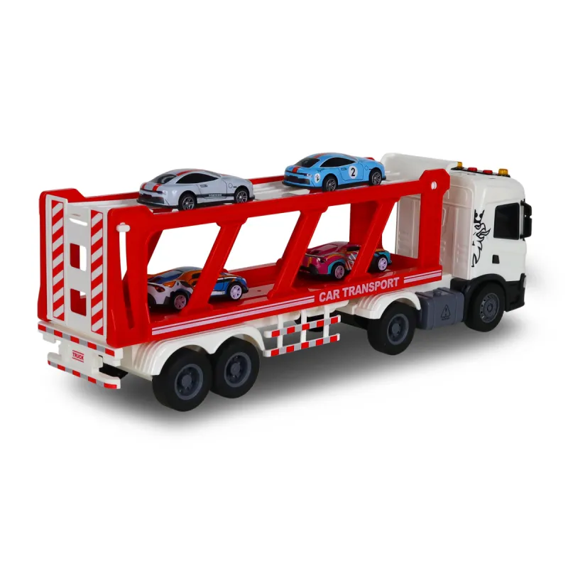 Ігровий набір серії Large Truck – Автоперевізник Scania (4 машини, світло, звук)