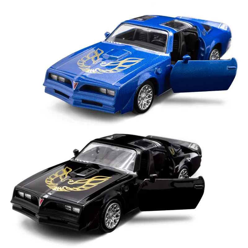 Автомодель - Pontiac Firebird 1978 (чорний, синій)