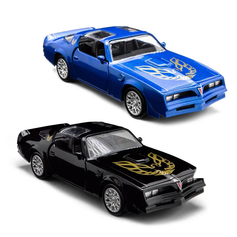 Автомодель - Pontiac Firebird 1978 (чорний, синій)