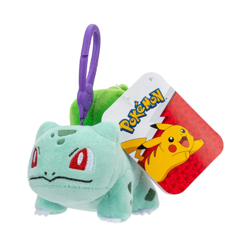 М'яка іграшка на кліпсі Pokemon - Бульбазавр W11