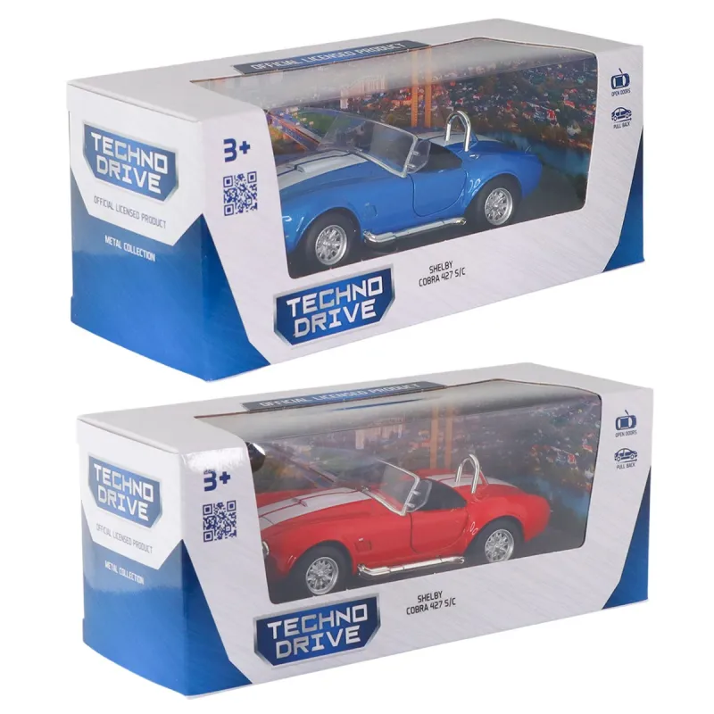 Автомодель – Shelby Cobra 427 SC 1965 (червоний, синій)