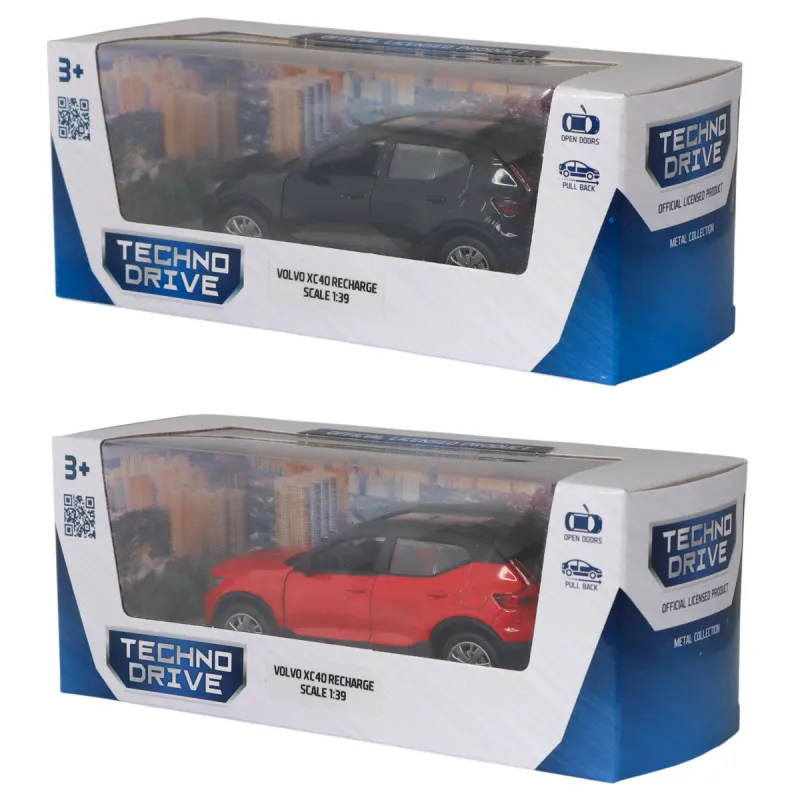 Автомодель – Volvo XC40 (червоний, чорний)