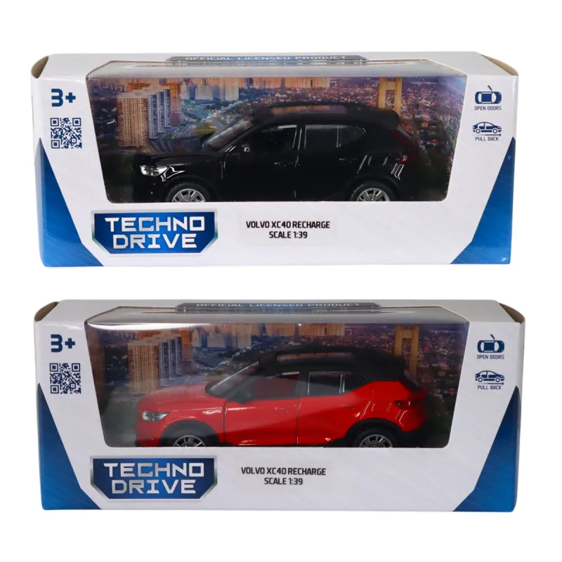 Автомодель – Volvo XC40 (червоний, чорний)