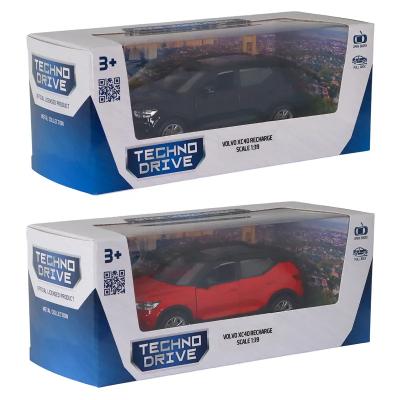 Автомодель – Volvo XC40 (червоний, чорний)