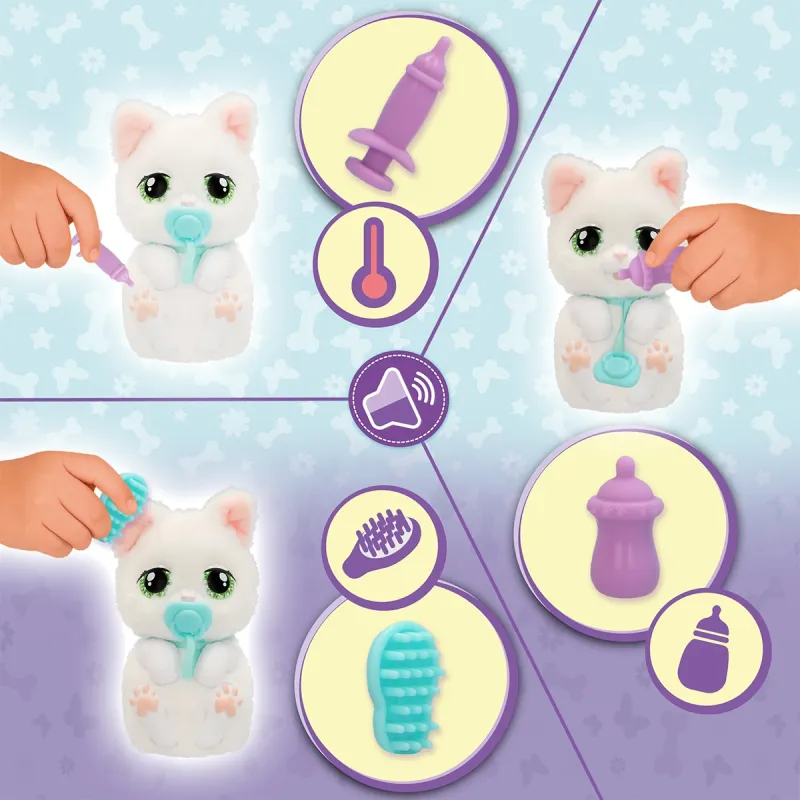 Інтерактивний ігровий набір Baby Paws серії Just Born — Кошеня