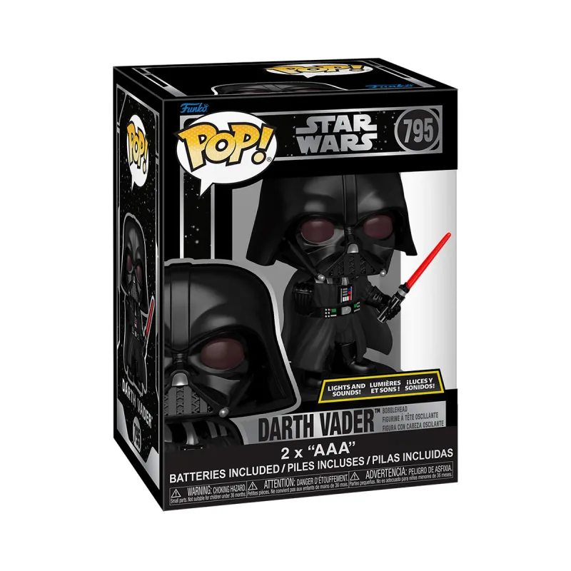 Ігрова фігурка Funko POP! серії Зоряні війни - Дарт Вейдер (звук, світло)