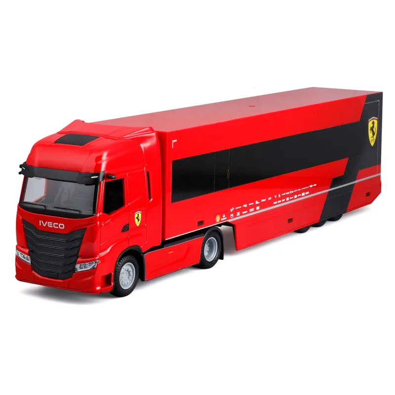 Ігровий набір - Вантажівка-тягач Iveco S-Way та болід SF-24 (1:43)