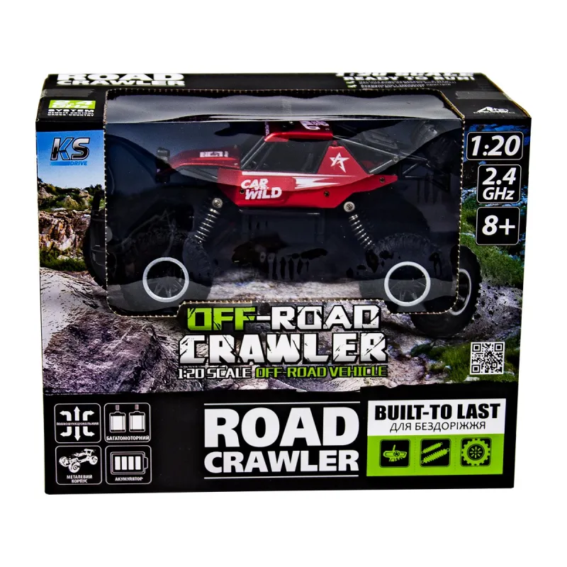 Автомобіль Off-Road Crawler З Р/К - Car Vs Wild (Червоний)