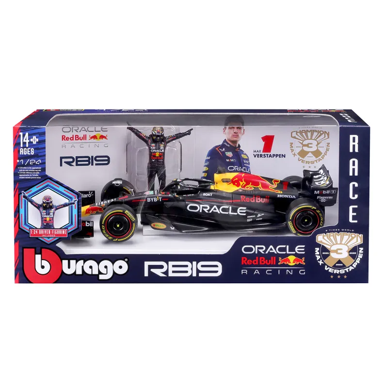 Автомодель з фігуркою - Red Bull Racing RB19 (1:24)