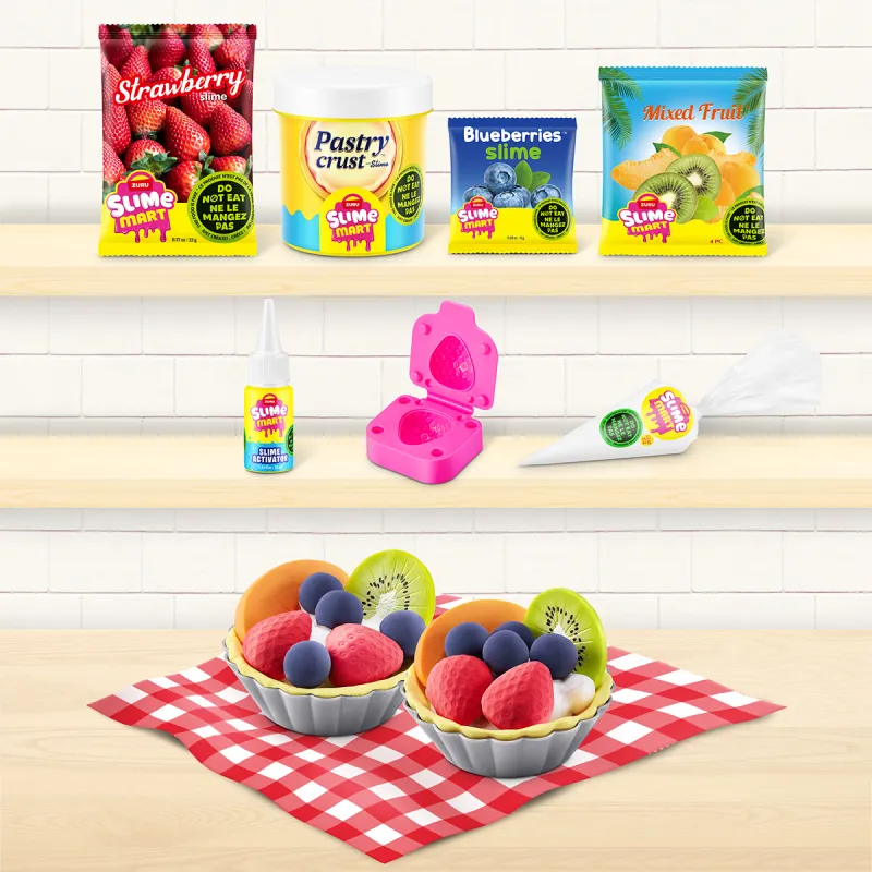 Ігровий набір зі слаймами Slime Mart серії Shopping Bag – Фруктовий тарт