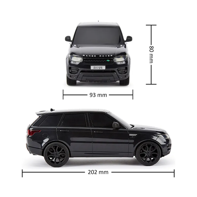 Автомобіль KS Drive на р/к - Land Range Rover Sport (1:24, 2.4Ghz, чорний)