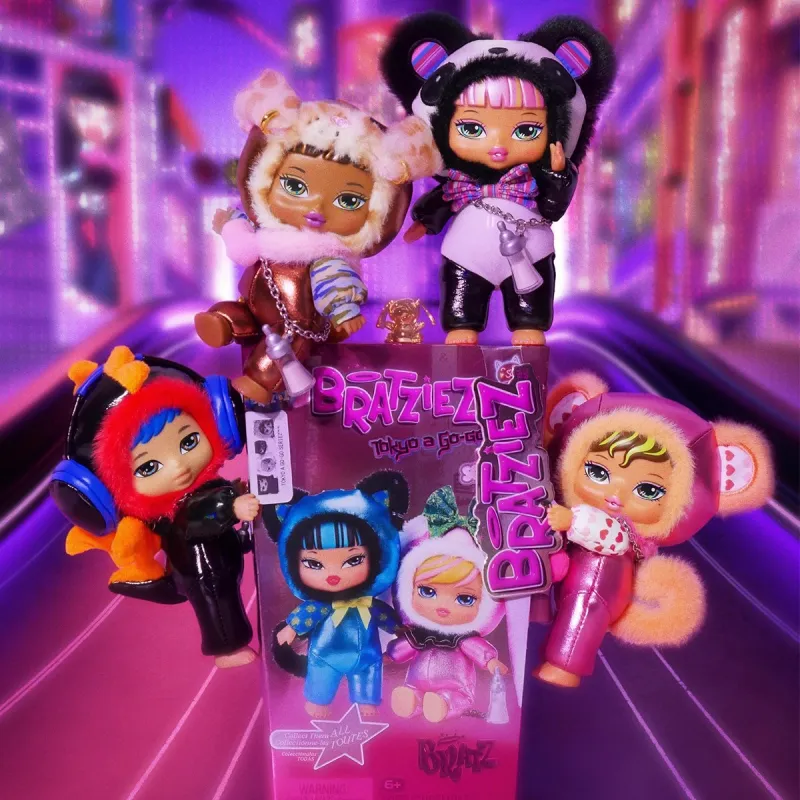М’яка іграшка-сюрприз на підвісі Bratz серії Bratziez — Токіо стиль