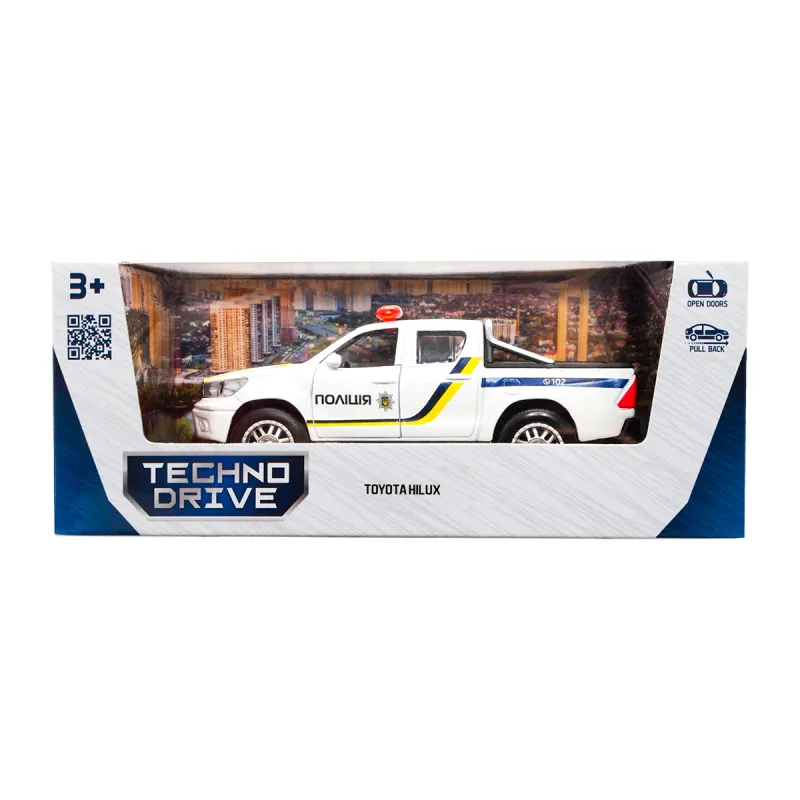Автомодель - Toyota Hilux Поліція (білий)