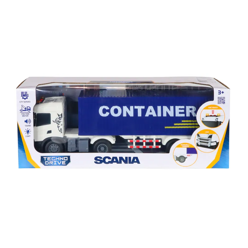 Автомодель серії LargeTruck – Фура Scania (світло, звук)