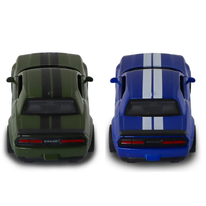 Автомодель - Dodge Challenger SRT Jailbreak 2022 (синій, зелений)