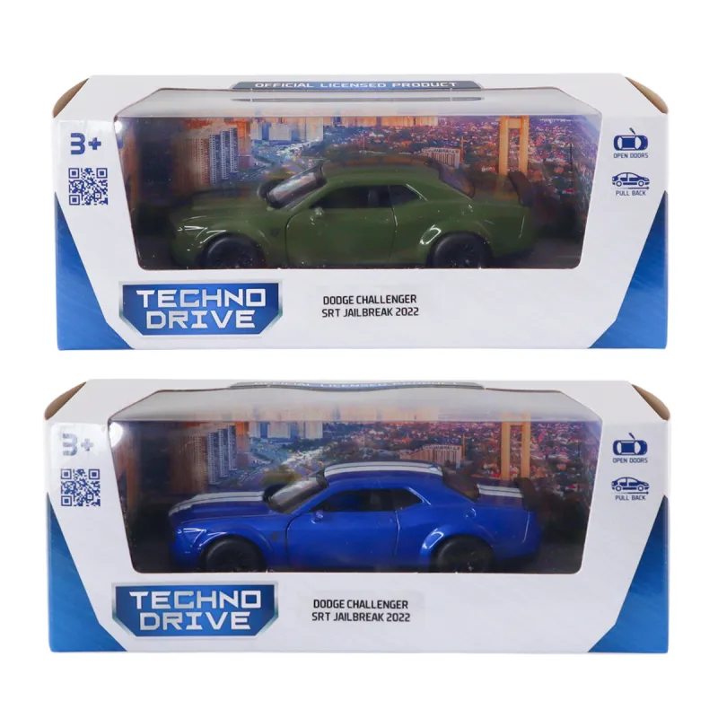 Автомодель - Dodge Challenger SRT Jailbreak 2022 (синій, зелений)