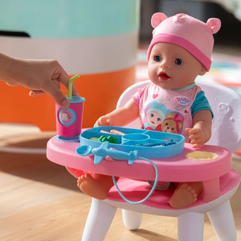 Інтерактивний столик для годування ляльки Baby Born S2 – Час обіду (світло, звук)