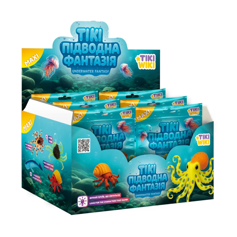Стретч-іграшка у вигляді тварини Tiki Wiki серії Maxi – Тікі Підводна фантазія