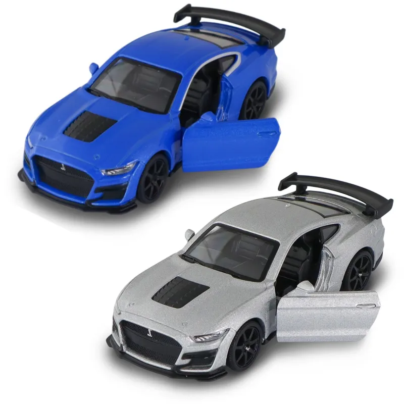 Автомодель – Ford Mustang Shelby GT500 2024 (сірий, синій)