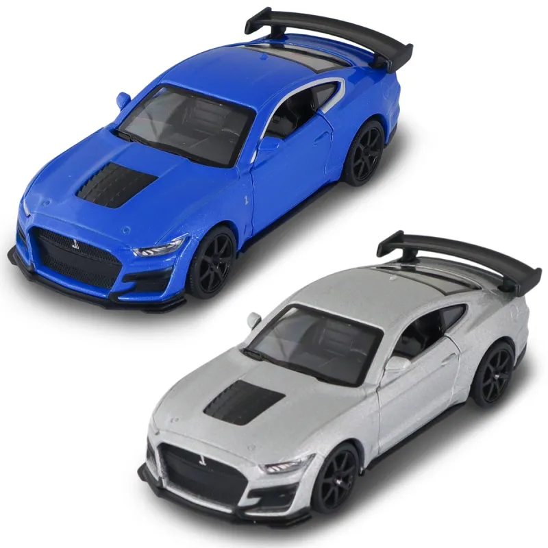 Автомодель – Ford Mustang Shelby GT500 2024 (сірий, синій)