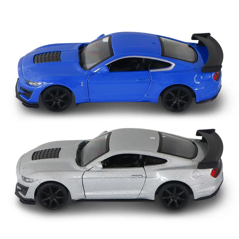 Автомодель – Ford Mustang Shelby GT500 2024 (сірий, синій)