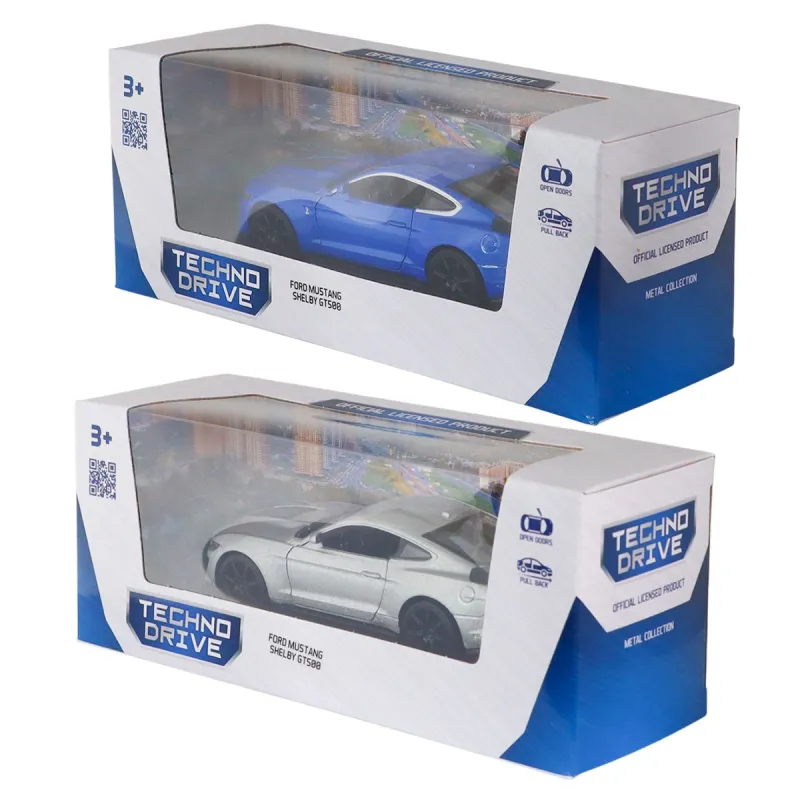 Автомодель – Ford Mustang Shelby GT500 2024 (сірий, синій)
