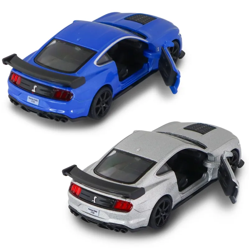 Автомодель – Ford Mustang Shelby GT500 2024 (сірий, синій)
