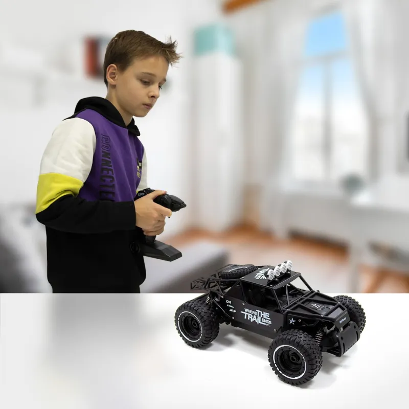 Автомобіль Off-road Crawler з р/к – Race (матовий чорний, 1:14)