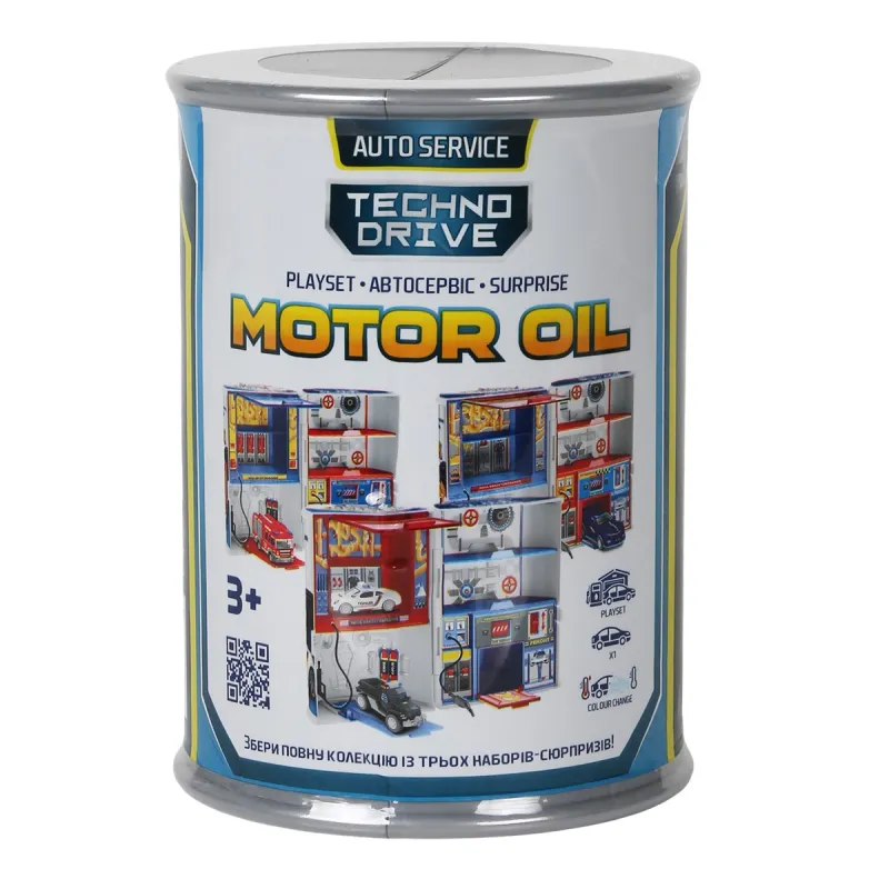 Ігровий набір Motor Oil - Автосервіс з мінімоделлю Зміни Колір (в асорт.)