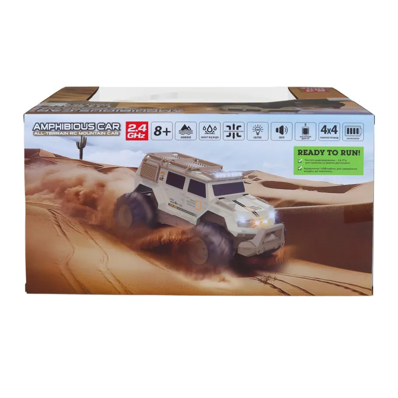 Автомобіль KS Drive на р/к – Amphibious 4WD (1:14, світло, звук)