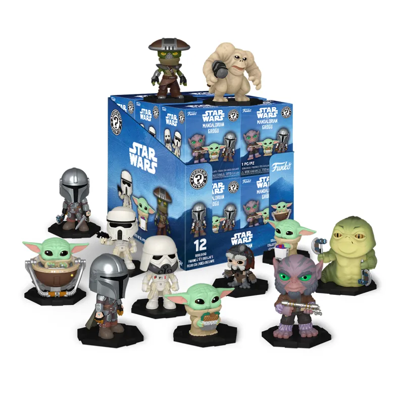 Ігрова фігурка Mystery Minis - Мандалорець і Ґроґу (в асорт., у диспл.)