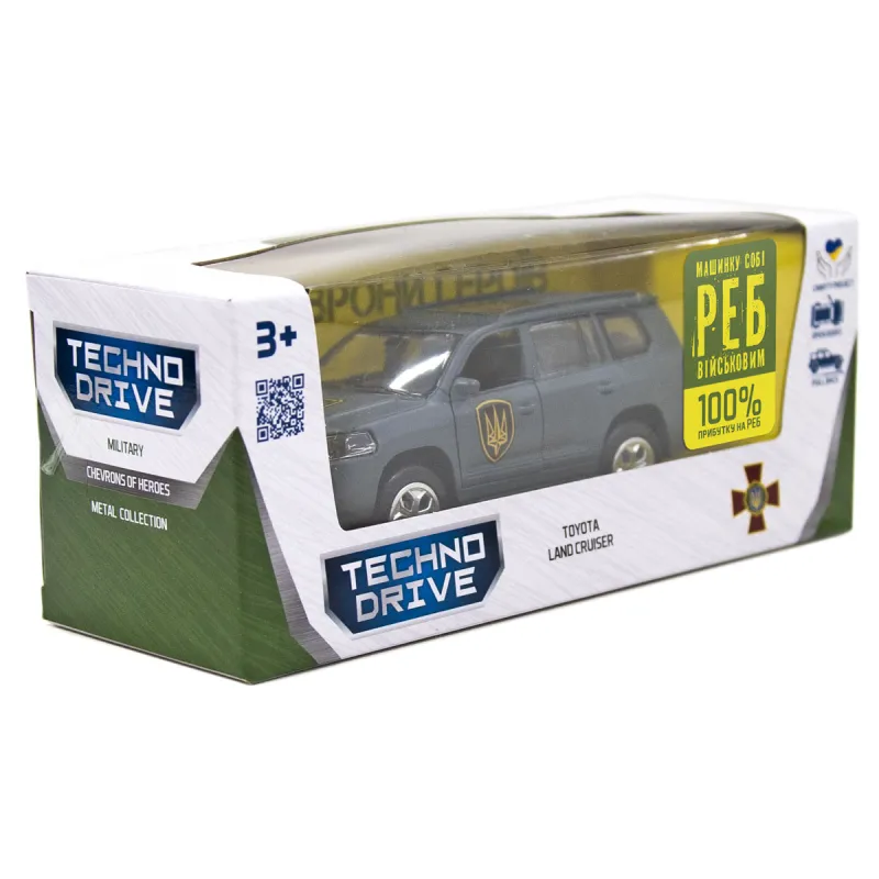 Автомодель серії Шеврони Героїв - Toyota Land Сruiser - Рубіж