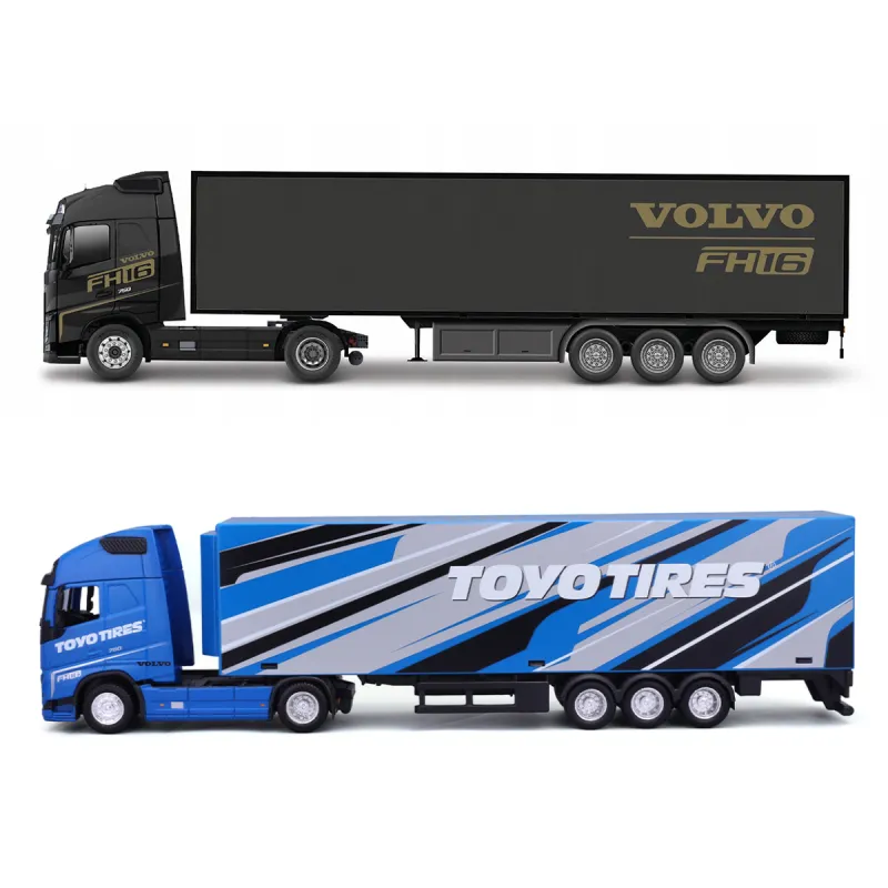 Автомодель - Фура Volvo FH16 Globetrotter 750 XXL (чорний, синій)