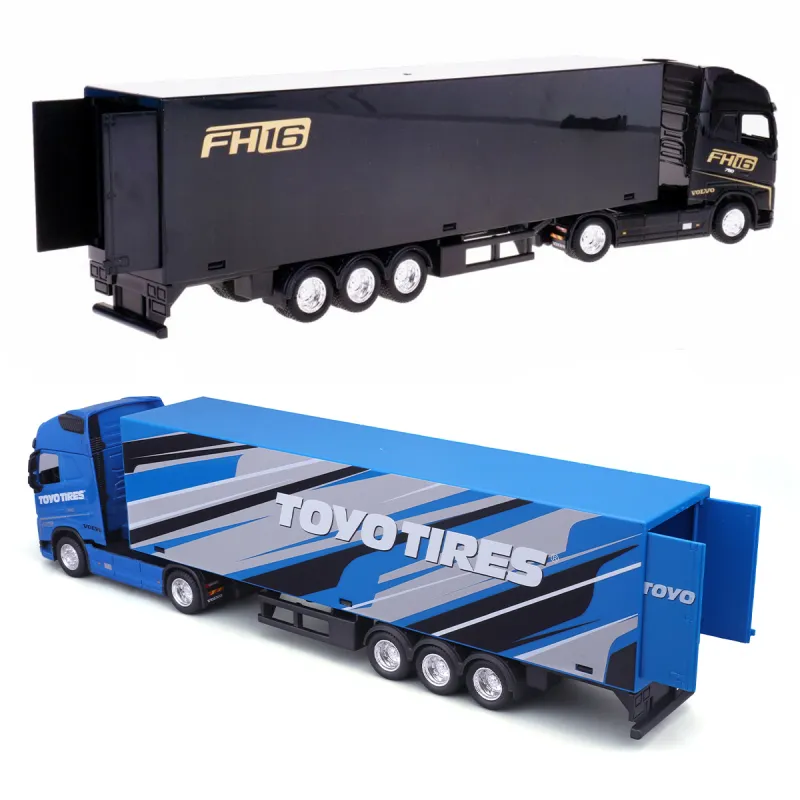 Автомодель - Фура Volvo FH16 Globetrotter 750 XXL (чорний, синій)