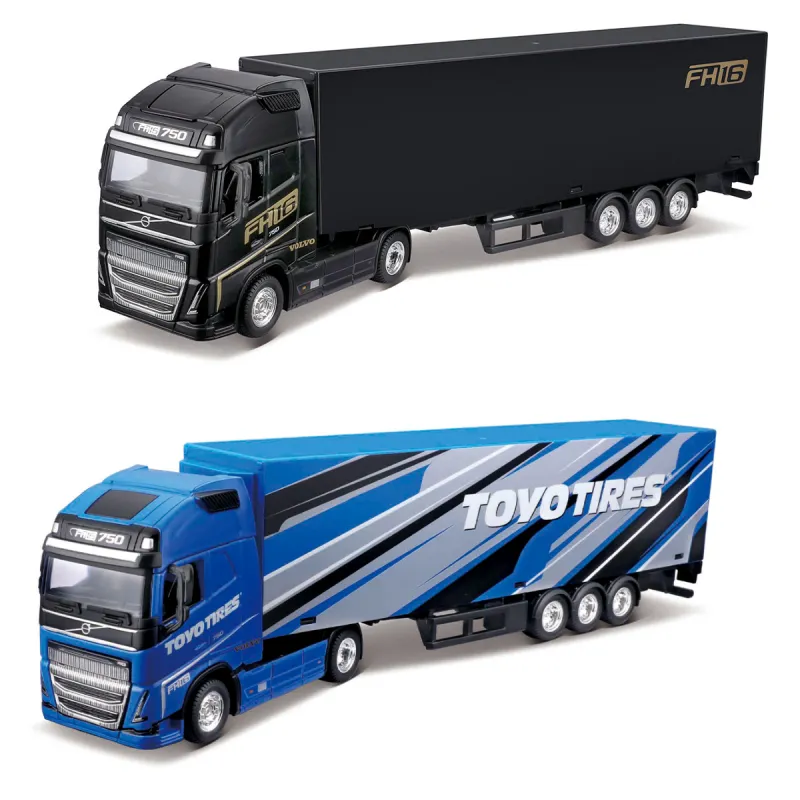 Автомодель - Фура Volvo FH16 Globetrotter 750 XXL (чорний, синій)