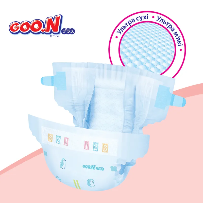 Підгузки Goo.N Plus для дітей (розмір 3(M), 6-11 кг, 56 шт)