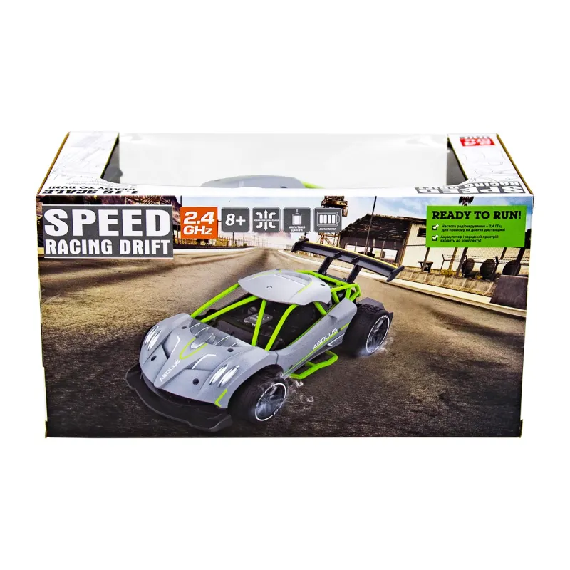 Автомобіль Speed racing drift з р/к – Aeolus (сірий)