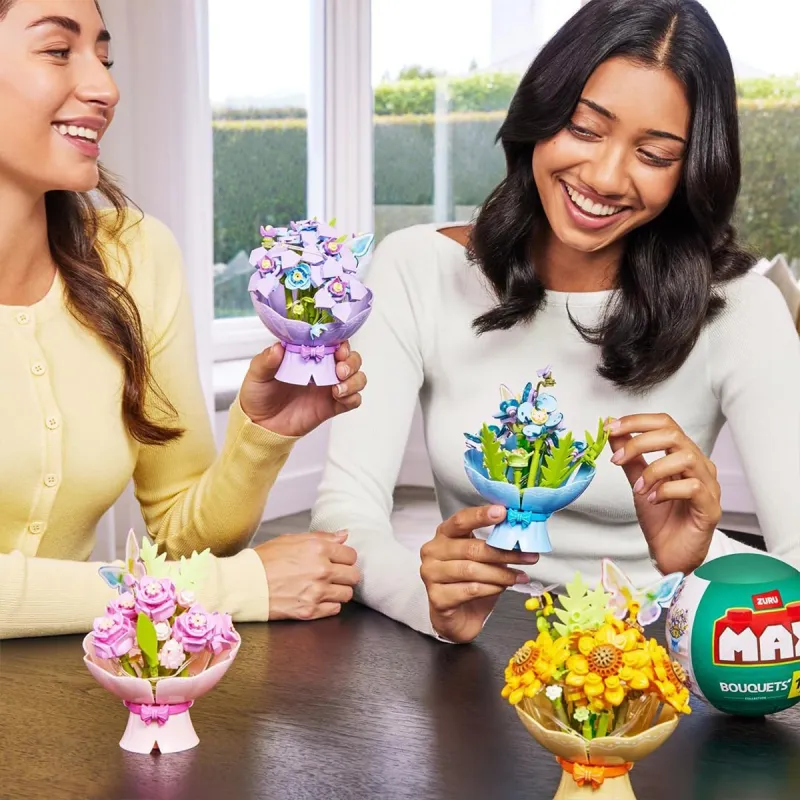 Конструктор в капсулі Max серії Bouquets S1 – Букет соняшників (світло)