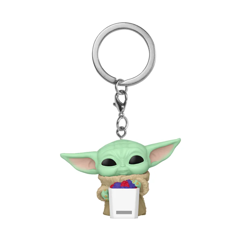 Ігрова фігурка на кліпсі Funko POP! серії Мандалорець і Ґроґу - Ґроґу з попкорном