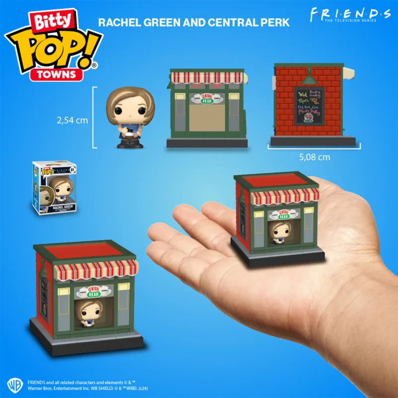 Набір фігурок Bitty Pop! Town – Рейчел у кав’ярні Central Perk