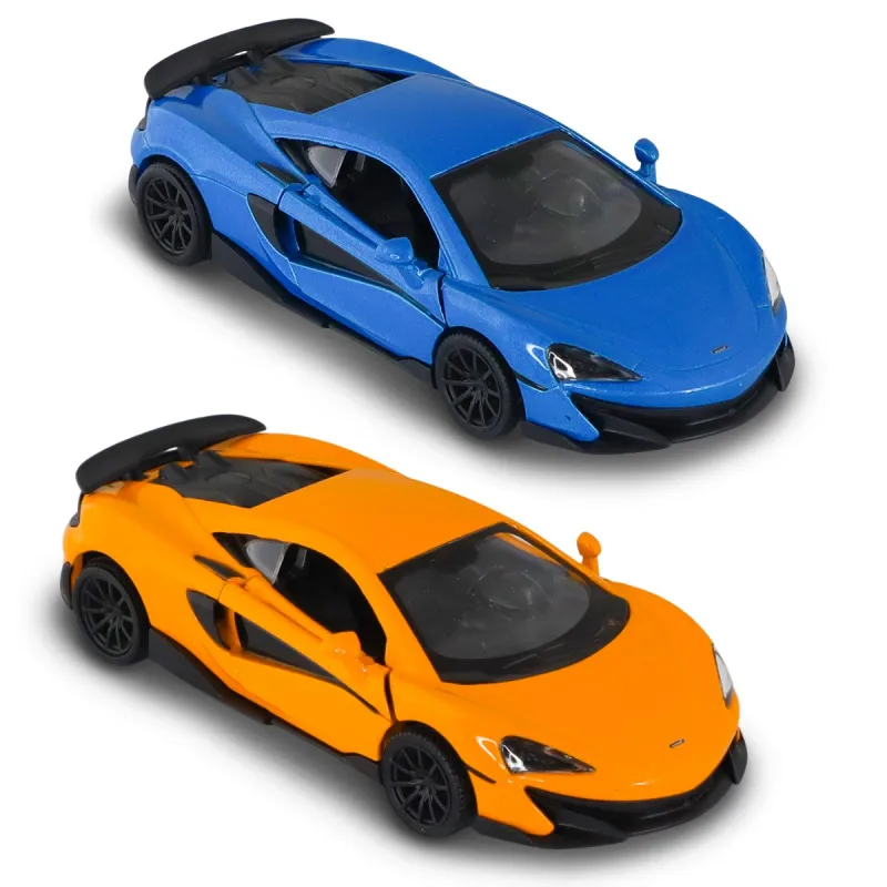 Автомодель – McLaren 600LT (синій, помаранчевий)