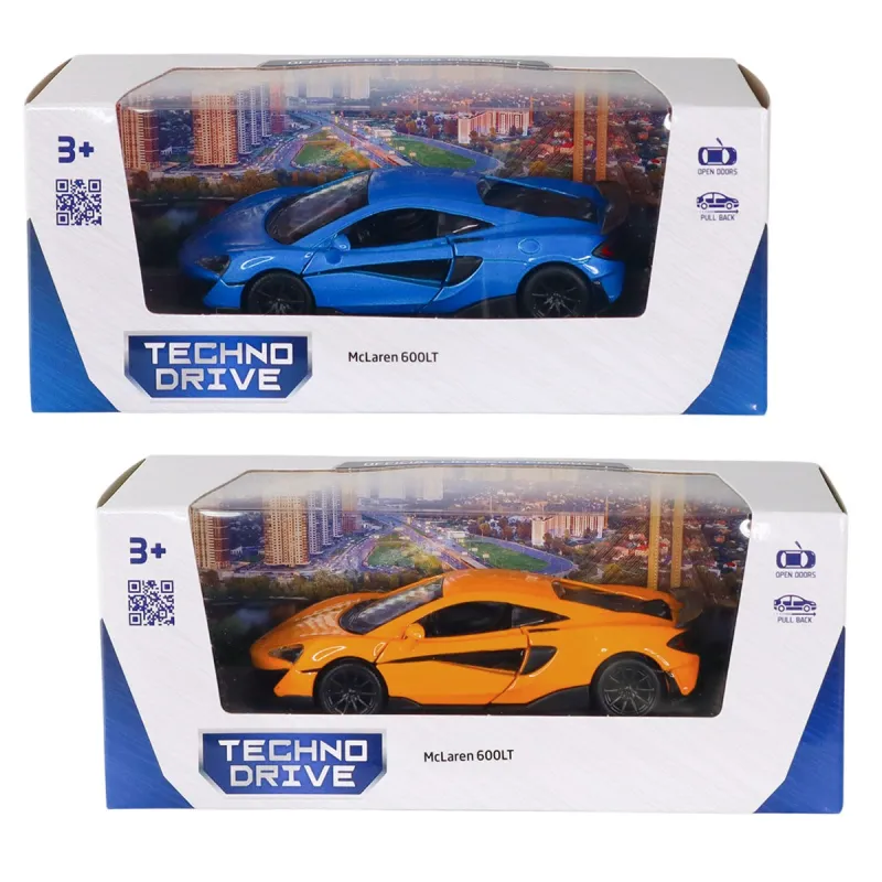 Автомодель – McLaren 600LT (синій, помаранчевий)