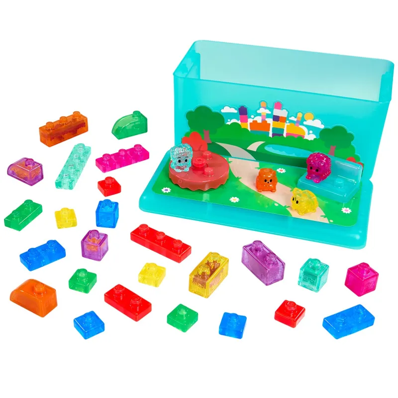 Сенсорний конструктор Jelly Blox - У кейсі 2 в 1: ігровий майданчик